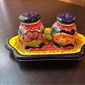 Colorful Ceramic Salt and Pepper Shakers